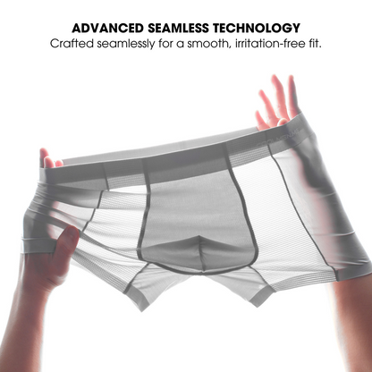 [NEW] CoolMen Airy Underwear (Premium) for Men - Breathable, Lightweight & Comfortable Boxer Briefs - Fabric, Menswear | 3 Colors Pack