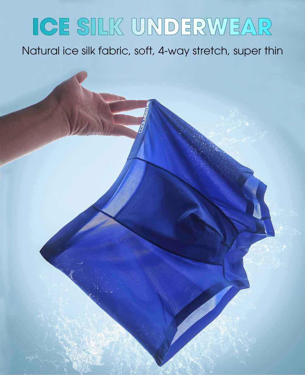 CoolMen Ice Silk Underwear (Old Version)(Random Colors)