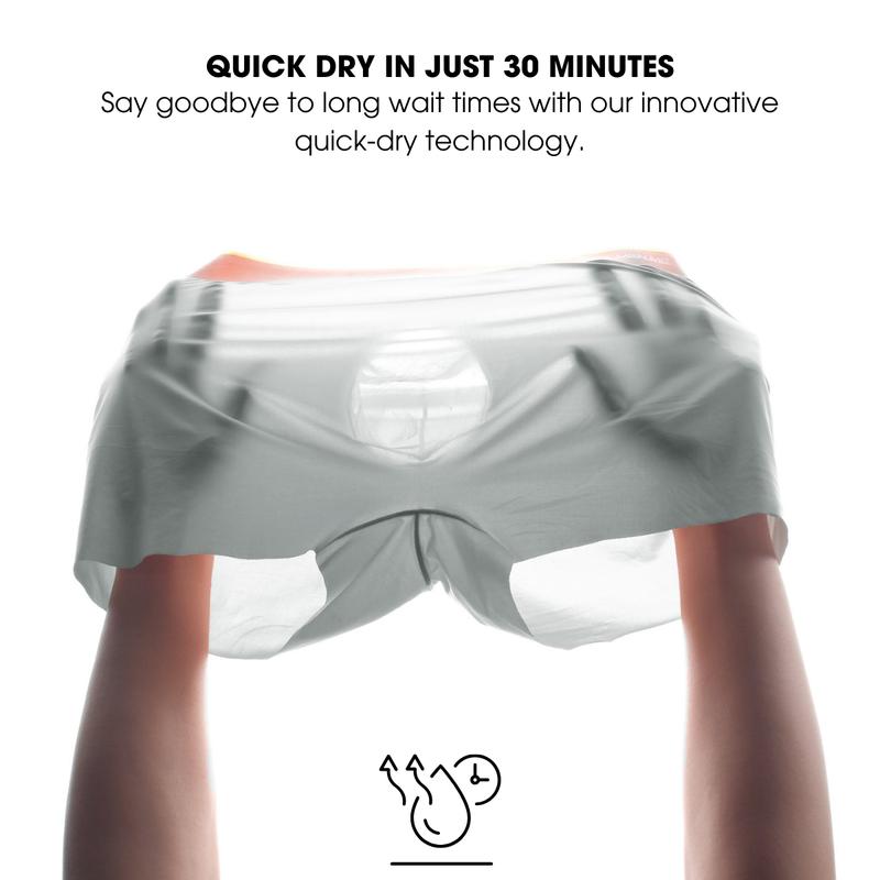 [NEW] CoolMen Invisible Underwear for Men, Seamless, Ultra-Thin | 3 Colors Pack